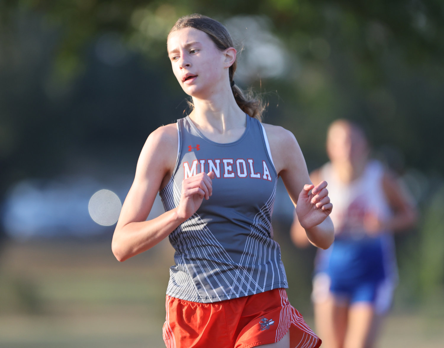 Mineola runner Olivia Hughes led the Lady Jackets with a second place finish in 13:11 Saturday at NTCC.